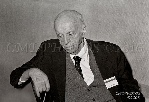 Edward L. Bernays (Father of Public Relation) shot for Ball State Advertising.Became friend